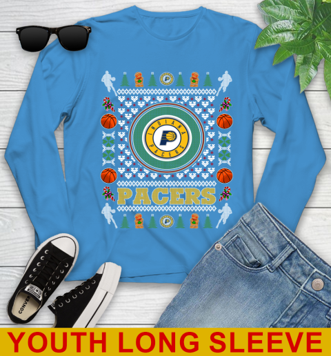 Indiana Pacers Merry Christmas NBA Basketball Loyal Fan Youth Long Sleeve 8