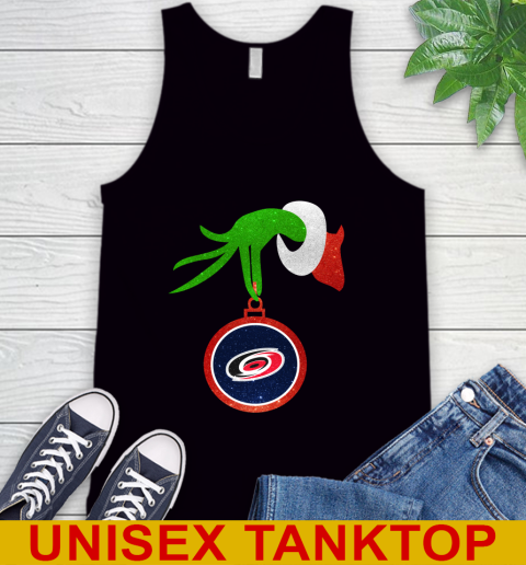 Carolina Hurricanes Grinch Merry Christmas NHL Hockey Tank Top 2