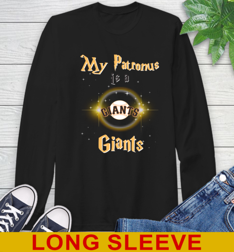 MLB Baseball Harry Potter My Patronus Is A San Francisco Giants Long Sleeve T-Shirt