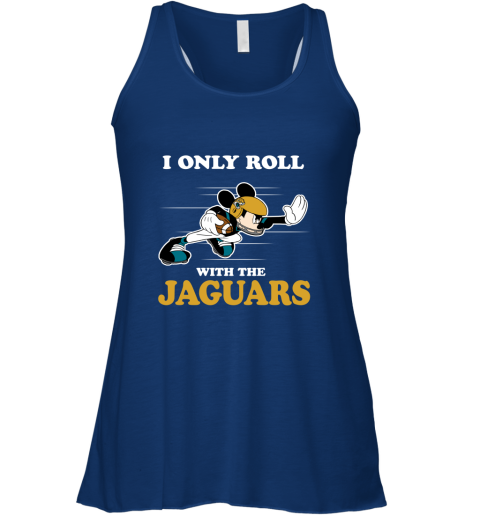 NFL Mickey Mouse I Only Roll With Jacksonville Jaguars - Rookbrand