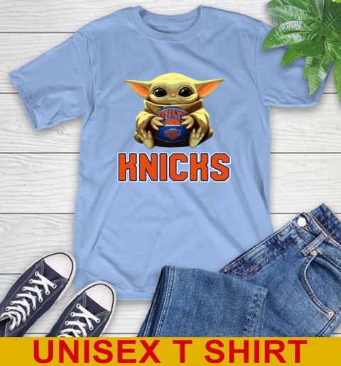 NBA Basketball New York Knicks Star Wars Baby Yoda Shirt 11