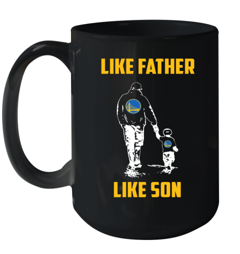 Golden State Warriors NBA Basketball Like Father Like Son Sports Ceramic Mug 15oz