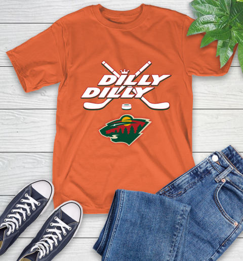 NHL Minnesota Wild Dilly Dilly Hockey Sports T-Shirt 5
