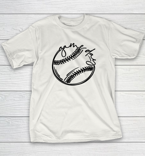 Game Day Baseball Softball Sports Fan Matching Youth T-Shirt
