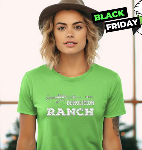 Demolition Ranch Demolitia Women's T-Shirt vcee demolition ranch demolitia ladies t shirt 20 front lime