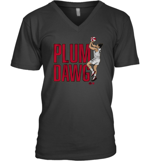 Kelsey Plum Plum Dawg V-Neck T-Shirt