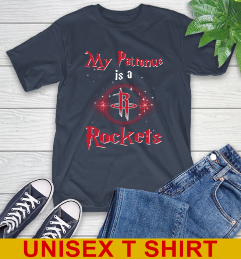 NBA Basketball Harry Potter My Patronus Is A Houston Rockets T-Shirt 3