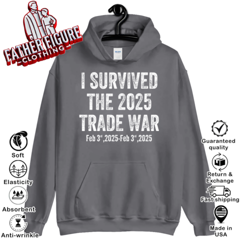 zkqo i survived the 2025 trade war feb 3rd 2025 hoodie 23 front charcoal