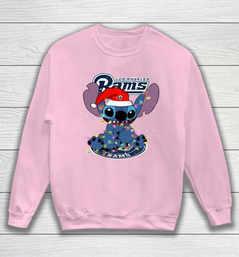 Los Angeles Rams NFL Football noel stitch Christmas Sweatshirt 5