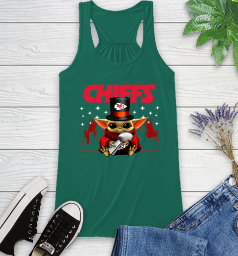 Super Bowl Baby Yoda Loves The Kansas City Chiefs Star Wars NFL Shirts 40