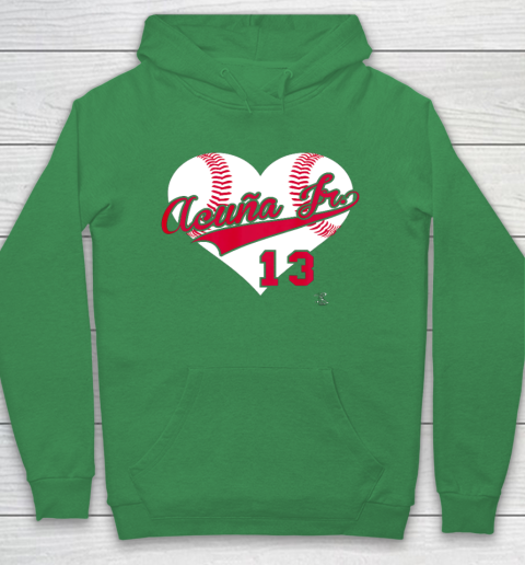 Ronald Acuna Jr Baseball Heart Gameday Hoodie 5
