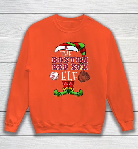 Boston Red Sox Christmas ELF Funny MLB Sweatshirt 3