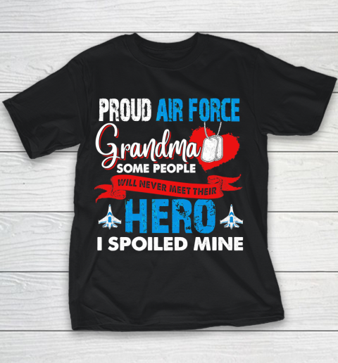 Veteran Shirt Proud Air Force Grandma Youth T-Shirt