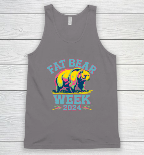 Fat Bear Week 2024 Grazer Animal Lover Alaska Katmai Nature Tank Top 5