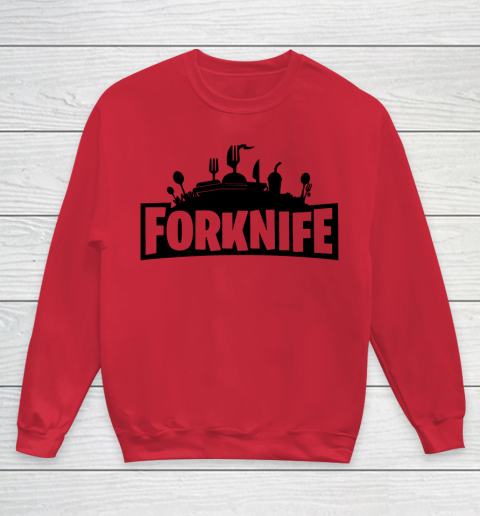 Fortnite Tshirt Forknife Youth Sweatshirt 4