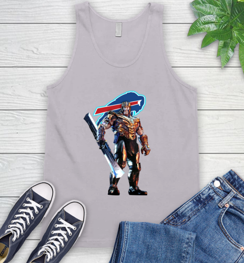 NFL Thanos Gauntlet Avengers Endgame Football Buffalo Bills Tank Top 4