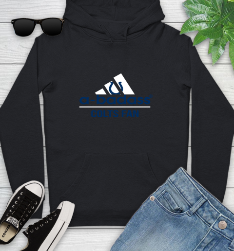 Indianapolis Colts NFL Football A Badass Adidas Adoring Fan Sports Youth Hoodie