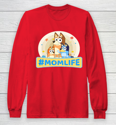 Bluey Mom Family For Life Long Sleeve T-Shirt 7