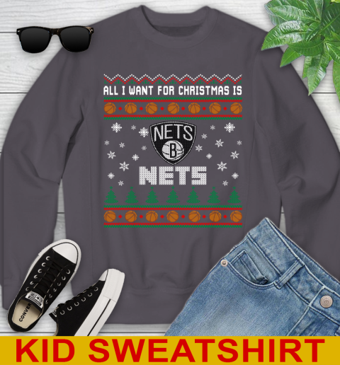 NBA Basketball All I Want For Christmas Is Brooklyn Nets 113
