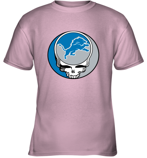 Detroit Lions Pink Hi-Lo Raglan Football Tee - 009311040217