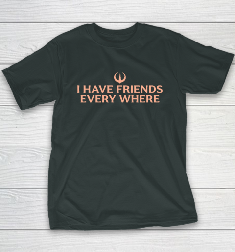 I Have Friends Everywhere Stephen Colbert Youth T-Shirt 3