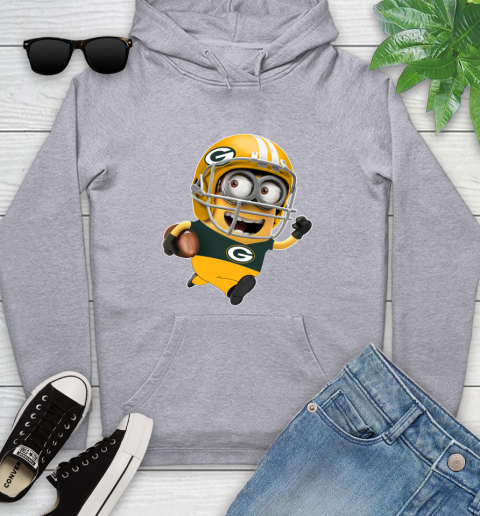 NFL Green Bay Packers Minions Disney Football Sports Youth Hoodie 6