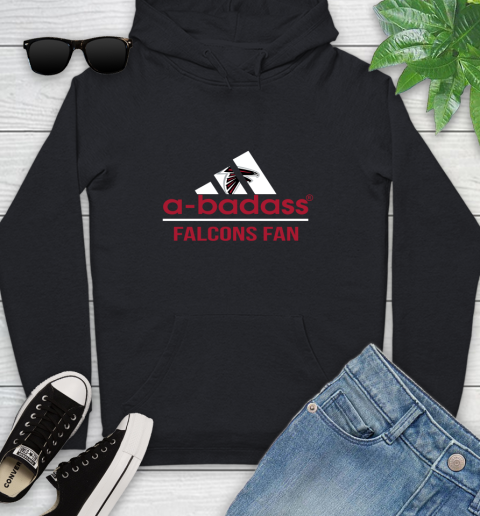 Atlanta Falcons NFL Football A Badass Adidas Adoring Fan Sports Youth Hoodie