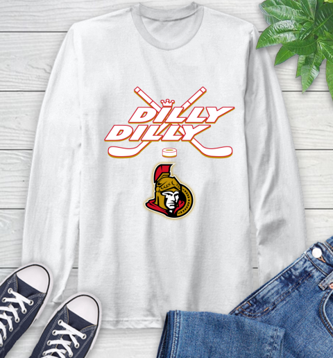 NHL Ottawa Senators Dilly Dilly Hockey Sports Long Sleeve T-Shirt