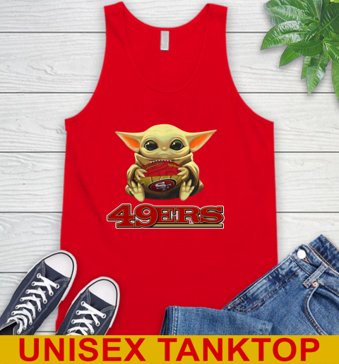 NFL Football San Francisco 49ers Baby Yoda Star Wars Shirt Tank Top 6