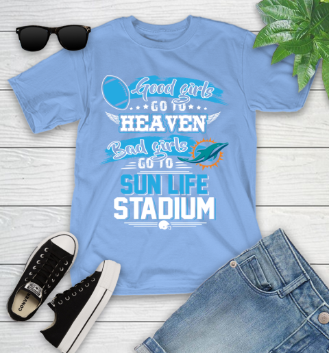 Miami Dolphins NFL Bad Girls Go To Sun Life Stadium Shirt Youth T-Shirt 15