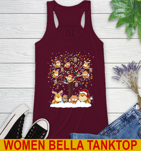 Pomeranian dog pet lover light christmas tree shirt 38