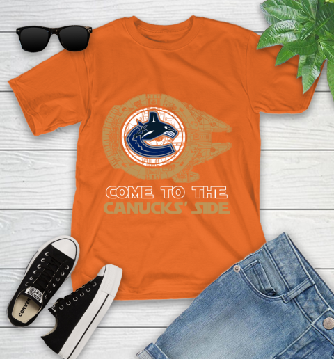 NHL Come To The Vancouver Canucks Wars Hockey Sports Youth T-Shirt 9