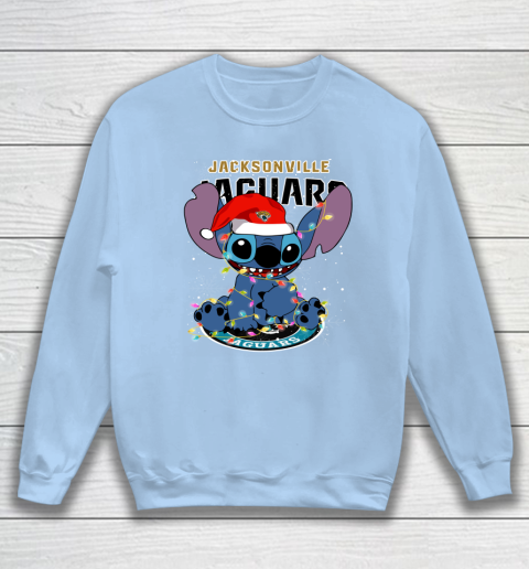 Jacksonville Jaguars NFL Football noel stitch Christmas Sweatshirt 4