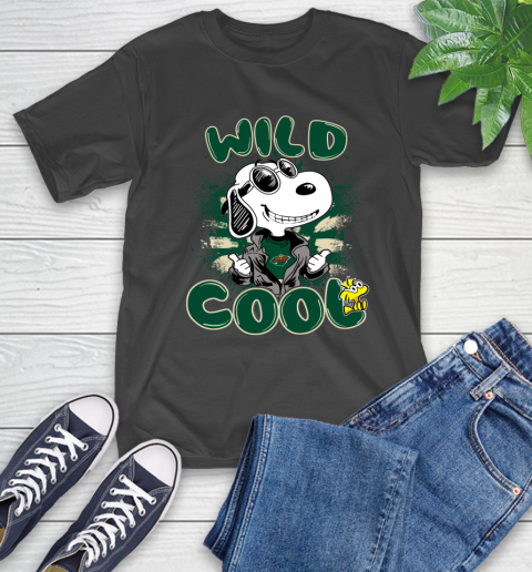 NHL Hockey Minnesota Wild Cool Snoopy Shirt T-Shirt