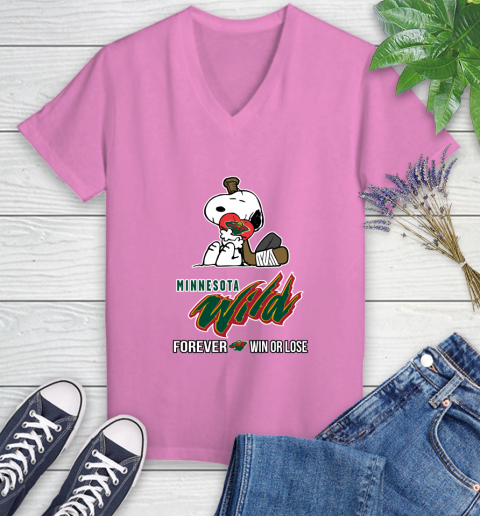 NHL The Peanuts Movie Snoopy Forever Win Or Lose Hockey Minnesota Wild 90
