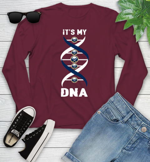 Buffalo Sabres NHL Hockey It's My DNA Sports Youth Long Sleeve 6