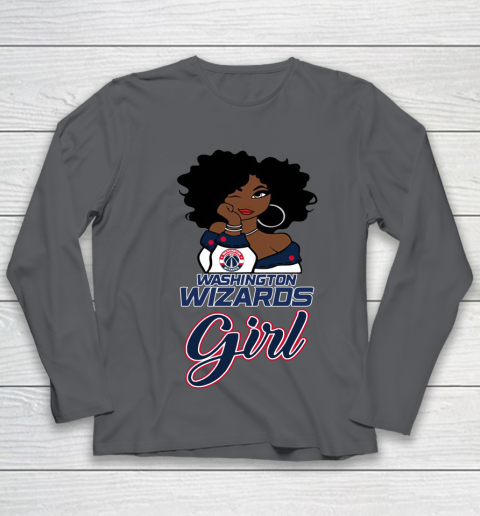 Washington Wizards Girl NBA Youth Long Sleeve 8