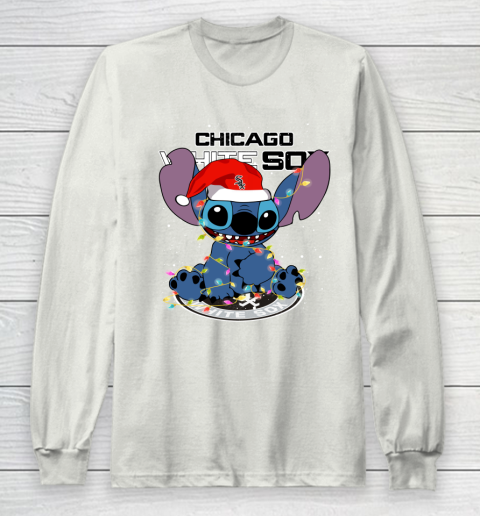 Chicago White Sox MLB noel stitch Baseball Christmas Long Sleeve T-Shirt 9