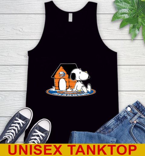 NHL Hockey New York Islanders Snoopy The Peanuts Movie Shirt Tank Top 2