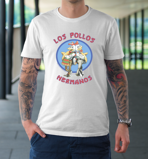 Los Pollos Hermanos Back To Back Portrait T-Shirt