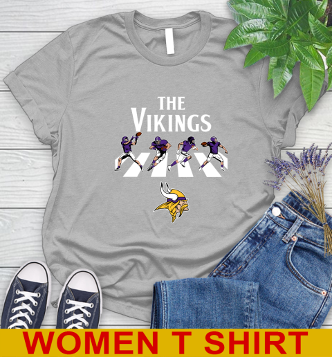 NFL Football Minnesota Vikings The Beatles Rock Band Shirt Women's T-Shirt 5