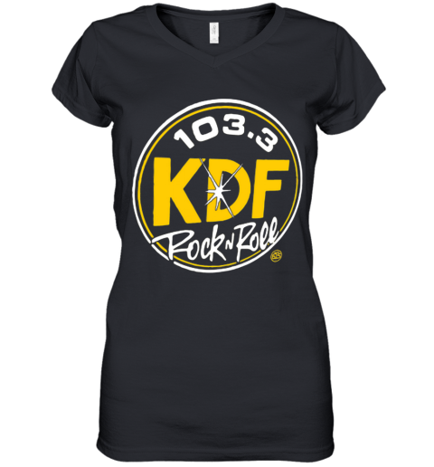 103 3 KDP Rock And Roll Women's V-Neck T-Shirt