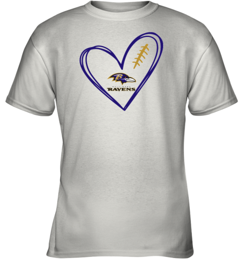 Baltimore Ravens Heart Youth T-Shirt