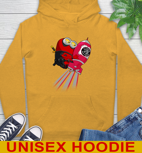 NBA Basketball Toronto Raptors Deadpool Minion Marvel Shirt Hoodie 2