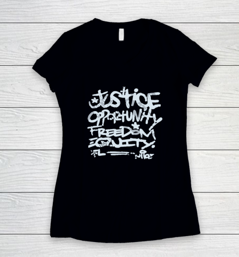 Mike Tomlin Justice Women's V-Neck T-Shirt