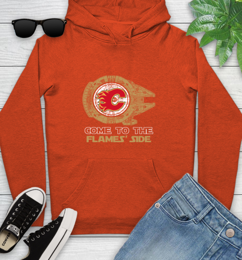 NHL Come To The Calgary Flames Wars Hockey Sports Youth Hoodie 4