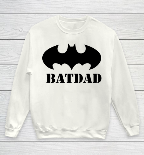 Father's Day For Dad BATDAD Youth Sweatshirt