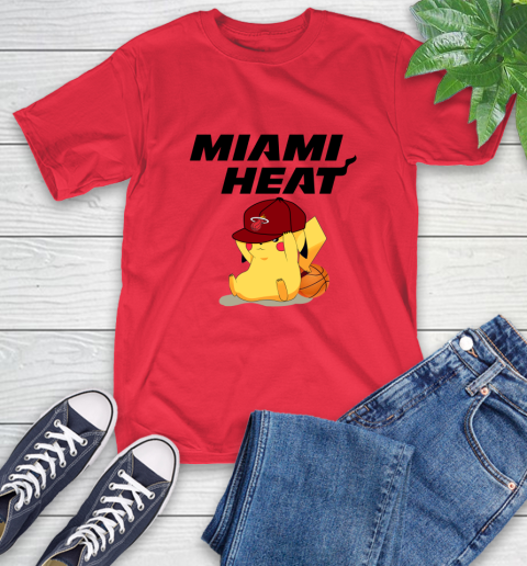 NBA Pikachu Basketball Sports Miami Heat T-Shirt 10