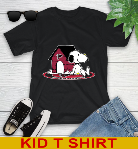 NFL Football Atlanta Falcons Snoopy The Peanuts Movie Shirt Youth T-Shirt 2
