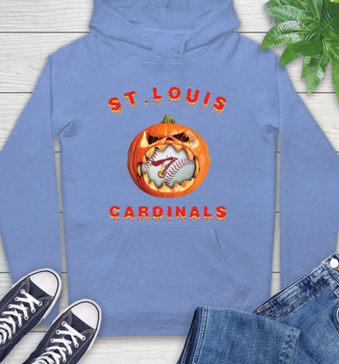 MLB St.Louis Cardinals Halloween Pumpkin Baseball Sports Hoodie 11